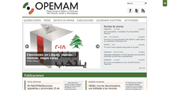 Desktop Screenshot of opemam.org