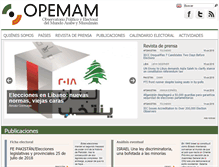 Tablet Screenshot of opemam.org